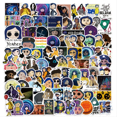 Cartoon Film Ghost Series Graffiti Notebook Skateboard Decor Sticker