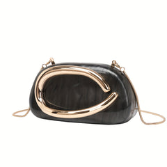 Acrylic Evening Clutch with Chain Strap Wedding Party Handbag