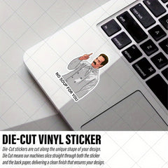 Joe Davola Seinfeld No Soup Vinyl Stickers
