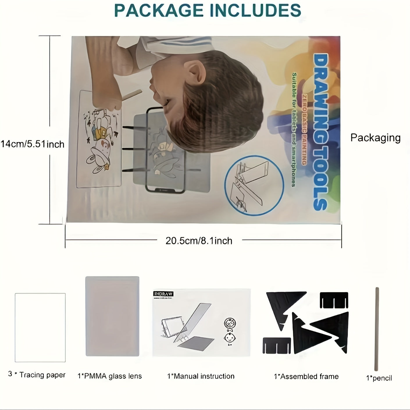 Portable Optical Clear Tracing Drawing Board Sketching Tool