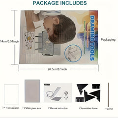 Portable Optical Clear Tracing Drawing Board Sketching Tool