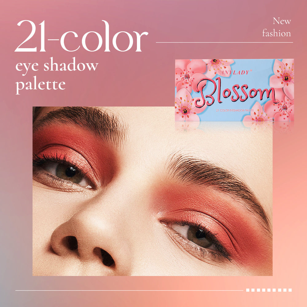 Long Lasting 21 Eyeshadow Palette with Mirror
