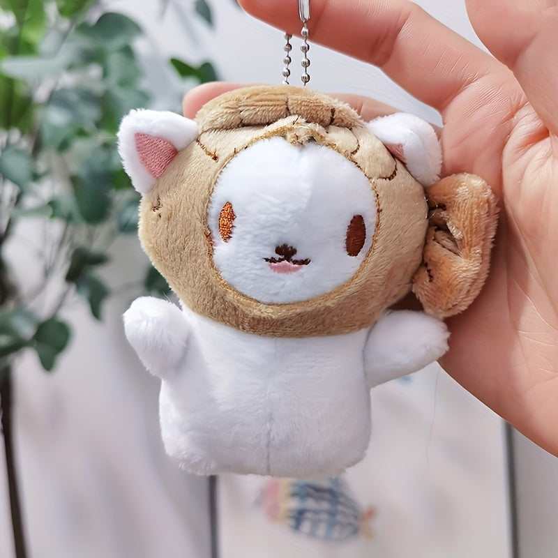 Cartoon Cat Pendant for Backpack Stylish Travel Accessory