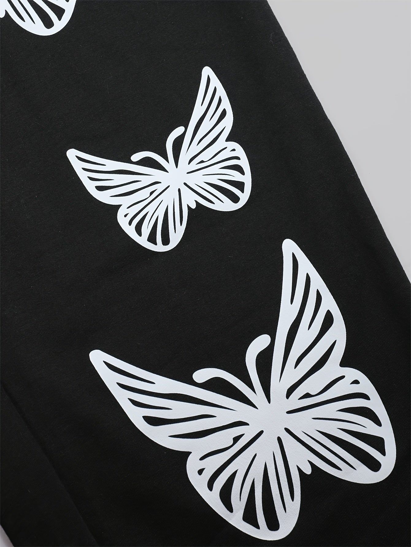 Butterfly Print Jogger Trousers
