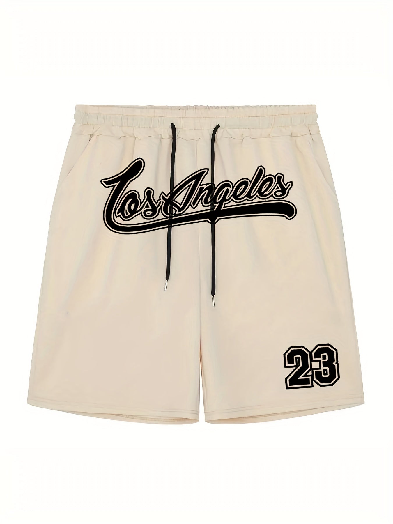 Men's Casual Solid Drawstring Shorts For Summer