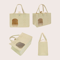 Visible Felt Diaper Caddy Mommy Bag Portable Storage Organizer with Car Rack