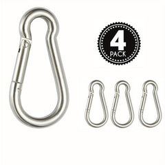 Assorted Sizes Stainless Steel Carabiner Heavy Duty Clips