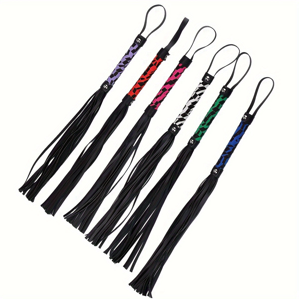 Zebra Print PU Leather Riding Crop For Equestrian Sports Durable Whip