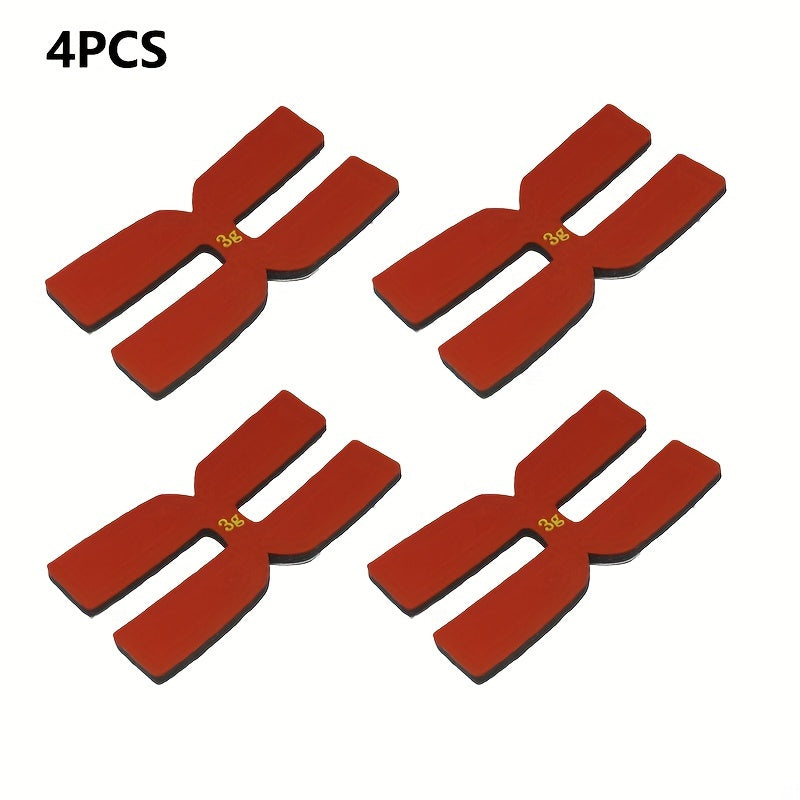 4pcs Rubber H Tennis Racket Weight Strip Tennis Accessories
