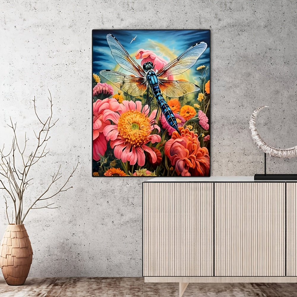 Dragonfly Painting Digital DIY 40x50cm Canvas Unframed