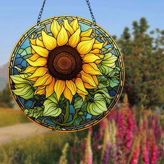 Sumshine Sunflower Window Hanging Suncatcher For Home Decor