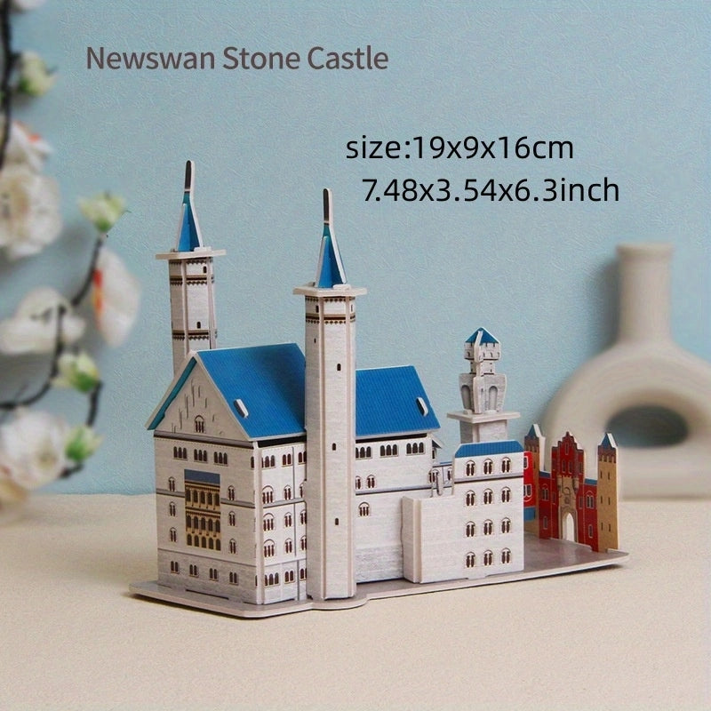 DIY 3D Paper Puzzle Model for Kids / Early Education Toy