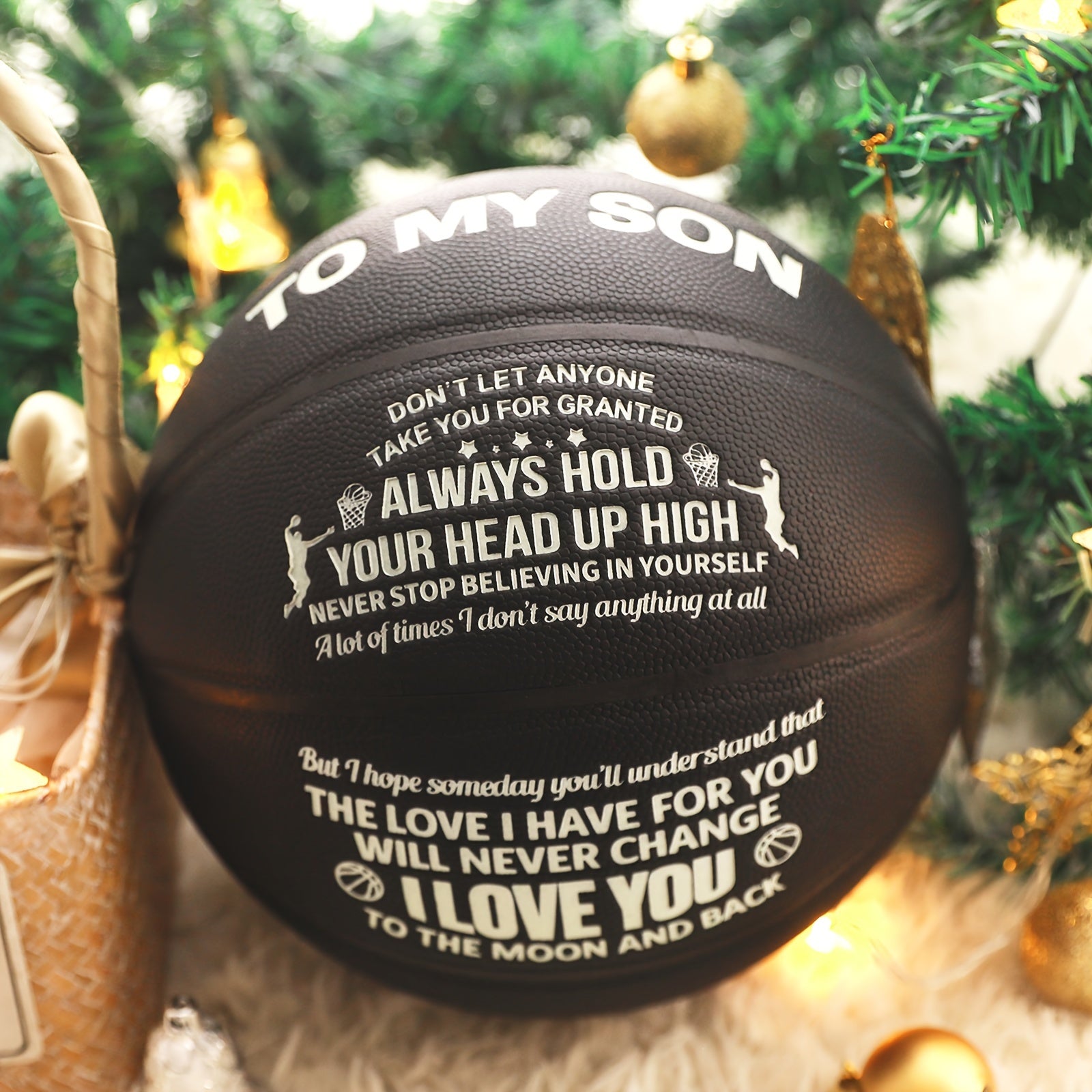 Luminous Basketball for Son Size 7 74.93cm
