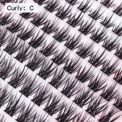 Individual Clusters Eyelash Extensions DIY Kit