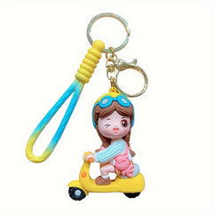 Cartoon Doll Keychain Backpack Decorative Small Pendant