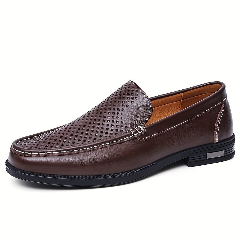 Men's Hollow Out Breathable Loafer Non Slip Casual Shoes