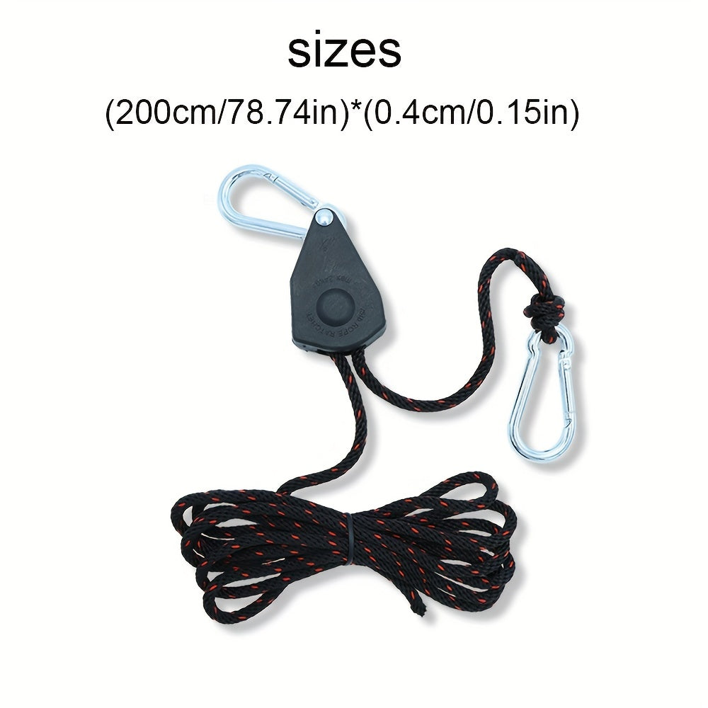 Adjustable Metal Pulley Rope for Outdoor Lifting Hanging
