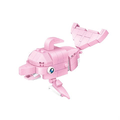 Marine Life Building Blocks Puzzle Shark Crab Model Toy