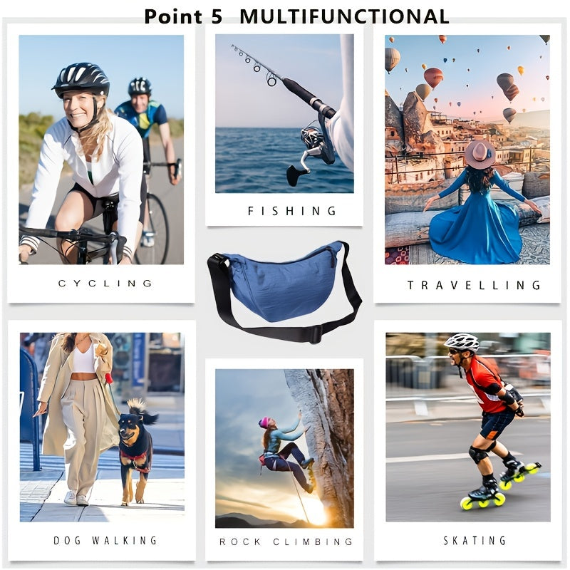 OMOUBOI Small Crossbody Bag Durable Waterproof Sling Bag for Men & Women