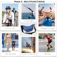 OMOUBOI Small Crossbody Bag Durable Waterproof Sling Bag for Men & Women
