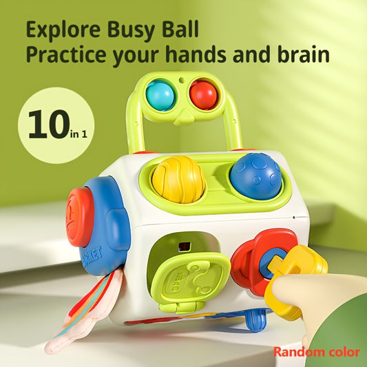 10-in-1 Sensory Busy Board Educational Toy - Great for Holidays & Birthdays