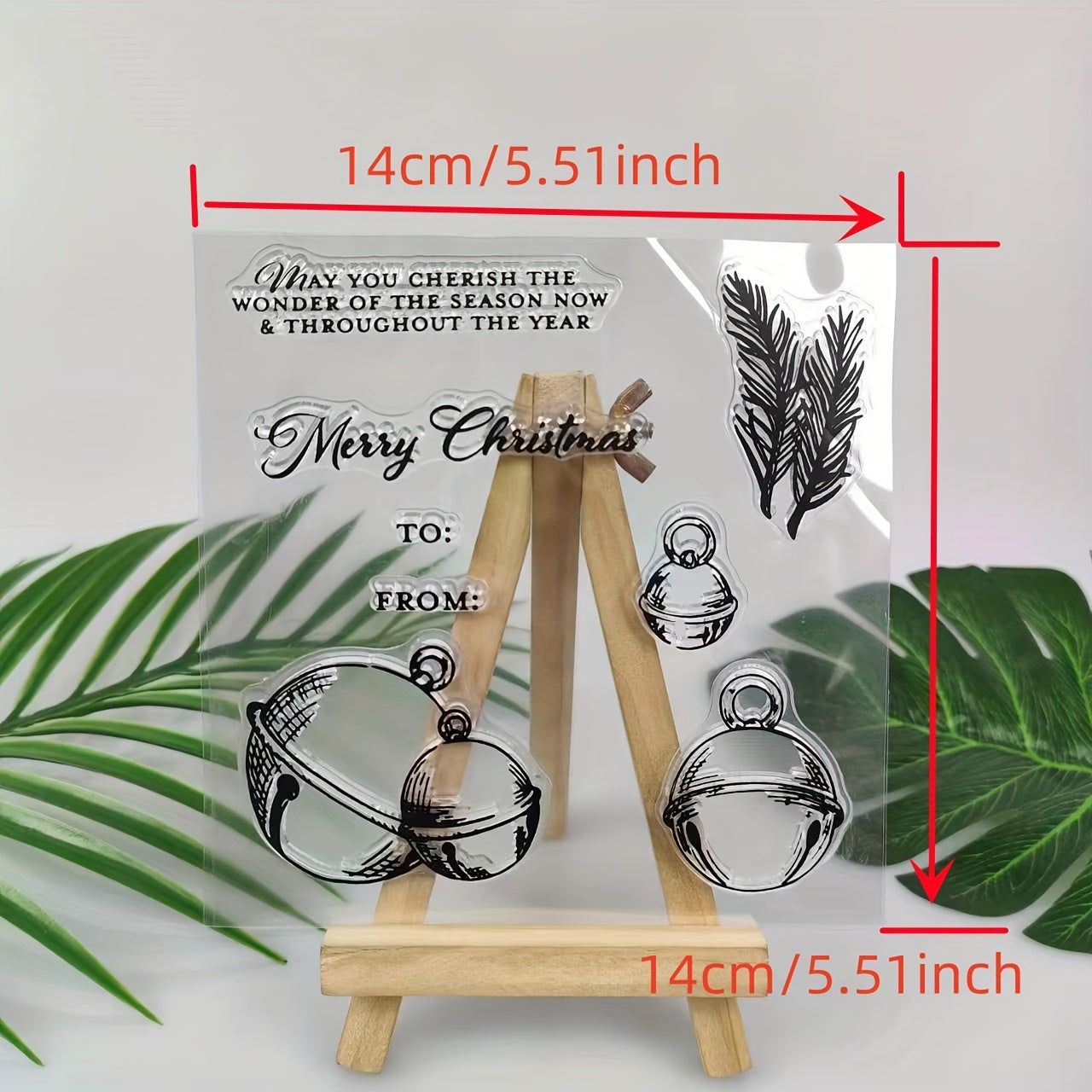 Christmas Bell Metal Cutting Dies And Stamps Set For Scrapbooking DIY