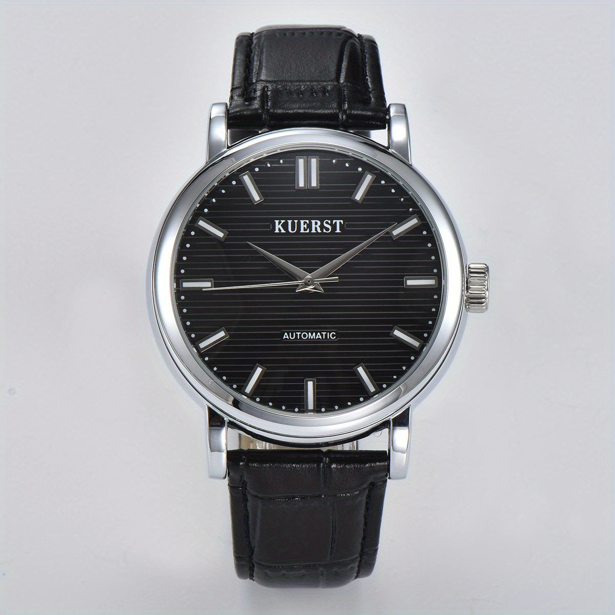KUERST Teenager Watch Double Press Butterfly Buckle Automatic Mechanical Watch