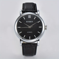 KUERST Teenager Watch Double Press Butterfly Buckle Automatic Mechanical Watch