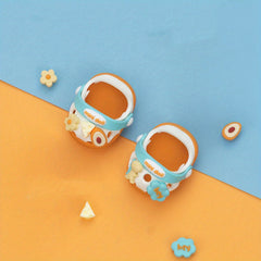 1 Pair 7.87-inch Plush Doll Accessories Doll Hole Shoes Baby Doll Slippers