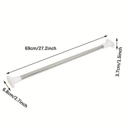 Telescopic Shower Curtain Rod Easy Installation
