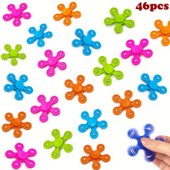 46 Pack Fidget Spinner Toys for Party Favors Goodie Bag Stuffers