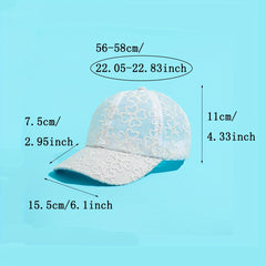 Lucky Clover Embroidery Trucker Hat Mesh Baseball Cap Lightweight Dad Hats