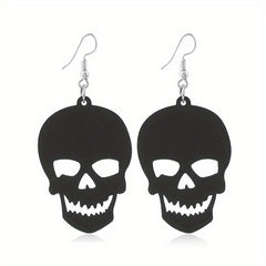 Halloween Skull Pumpkin Spider Earrings European American Gift