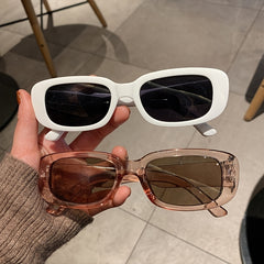 Rectangle Polarized Sunglasses UV400 Y2K Hiphop Glasses