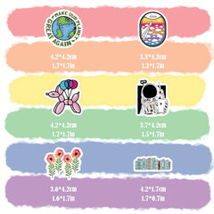 1000pcs Cartoon Colorful Doodle Stickers Water Cup Notebook Journal Decoration