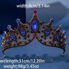 Baroque Rhinestone Crown for Girls Birthday Party