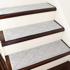 10pcs Soft Stair Treads Non Slip Carpet Mat 30inX8in 76cmX20cm Indoor Stair Runn