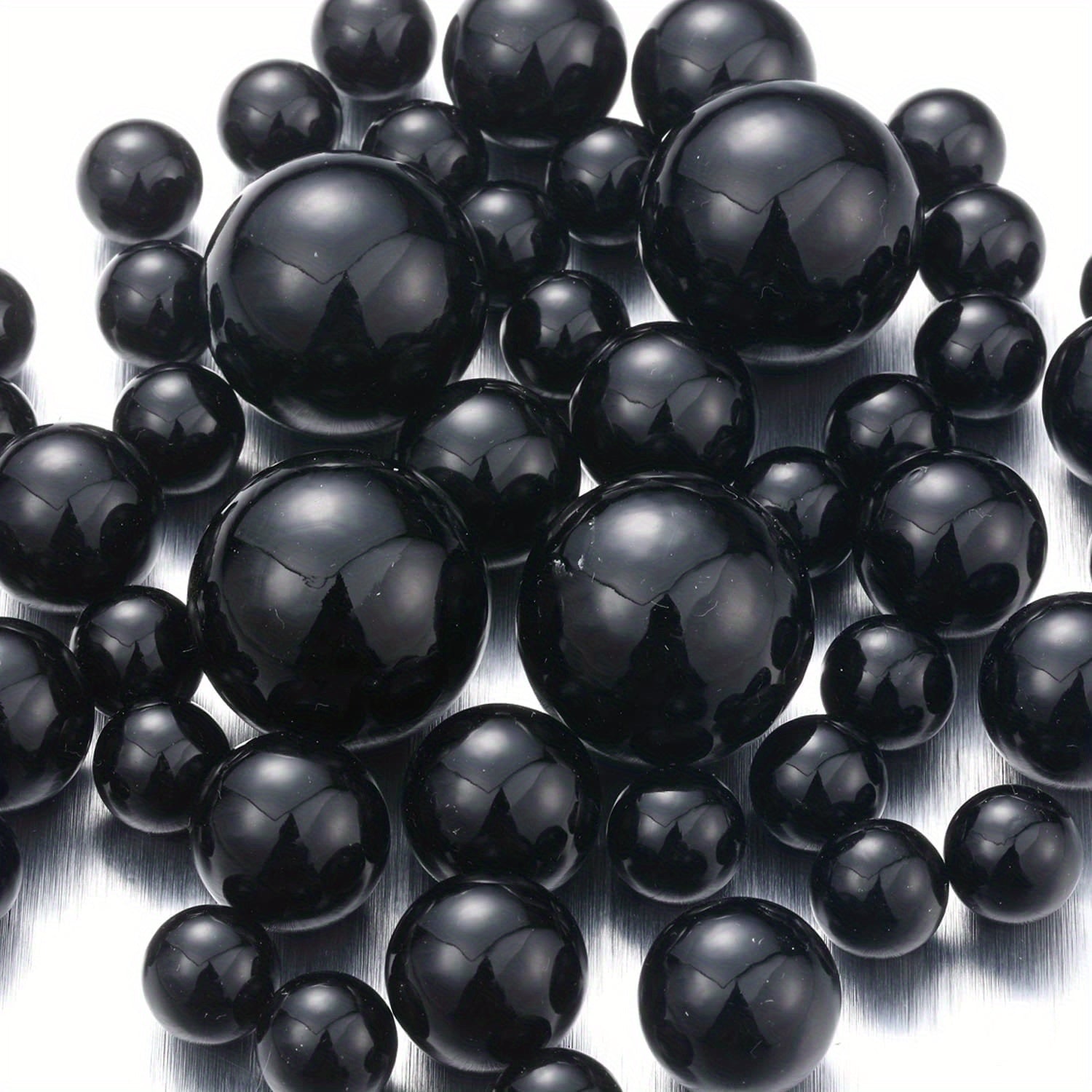 50pcs Floating Beads No Hole Pearl Vase Filler DIY Wedding Birthday Centerpieces