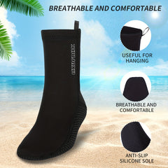 Neoprene Diving Socks - Unisex Water Sports Gear