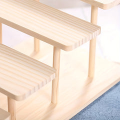 Wooden Glasses Display Frame Pine Hand Storage Rack Creative Desktop