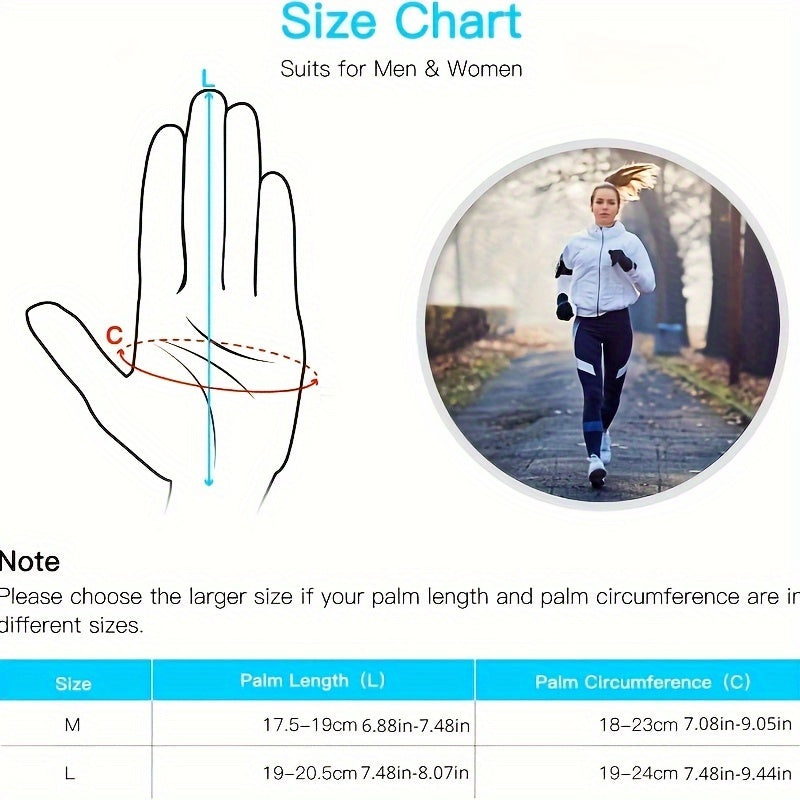 Touch Screen Non-slip Gloves Winter Warm Gloves For Cycling Driving