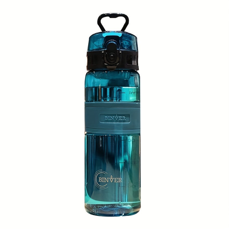 Large Capacity Sports Water Bottle with Scale Portable Space Cup