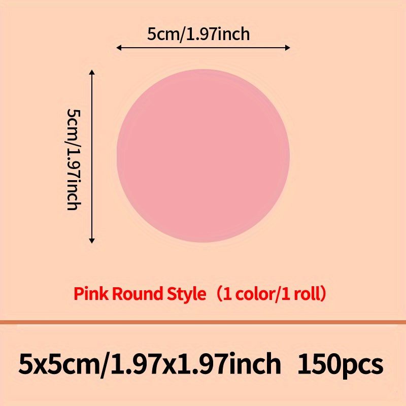 Circular Christmas Gift Label Printing Paper Sticker for P50 D100