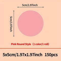 Circular Christmas Gift Label Printing Paper Sticker for P50 D100