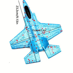Foam Airplane Toy Outdoor Beach Park Throwing Glider Fun Party Gift