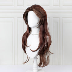 Long Brown Heat Resistant Cosplay Costume Wig