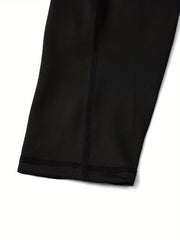 Solid High Rise Fitness Leggings