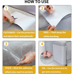 10pcs Cat Training Tapes Anti Scratch Cat Deterrent Tape Indoor Furniture Protec