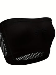 Seamless Strapless Bandeau Bra Stretch Intimates Women's Lingerie