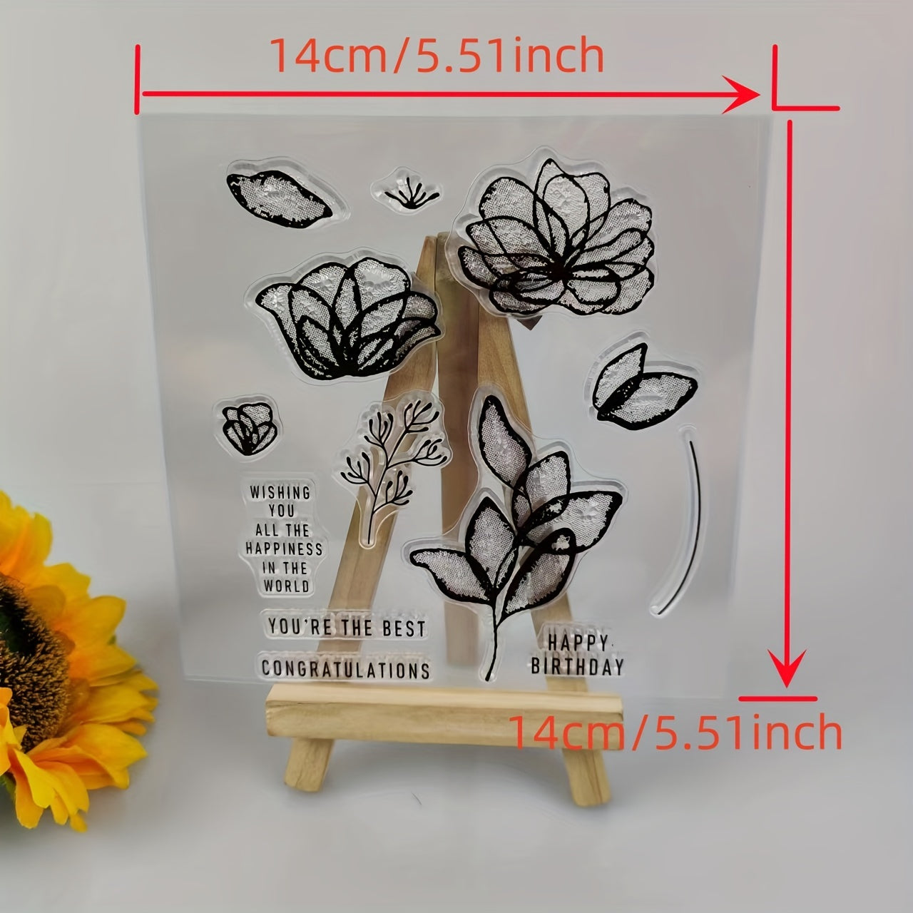 Birthday Greetings Metal Cutting Dies And Stamps